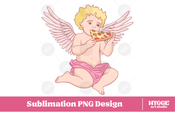 Cupid with Pizza PNG: A Designer's Review