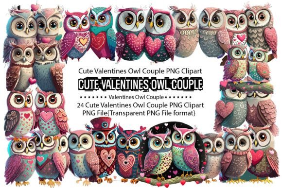 Cute Valentines Owl Couple Sublimation Review
