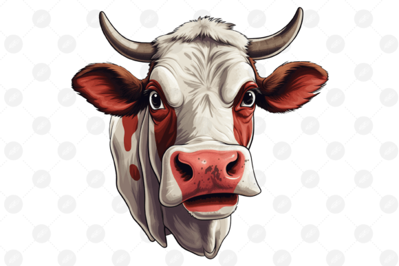 Funny Cow Sublimation PNG Angry Cow Review