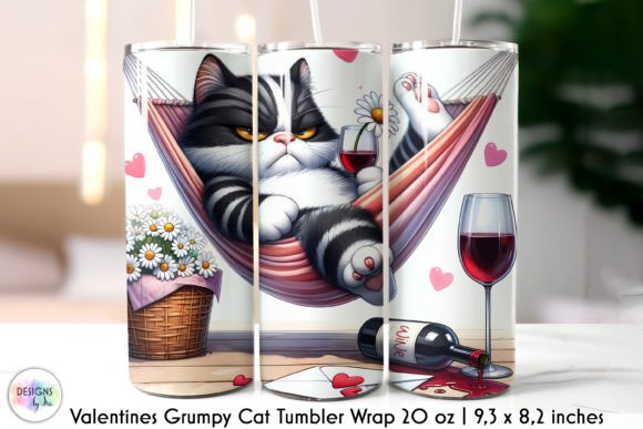Funny Grumpy Cat Valentine Tumbler 20 Oz Review