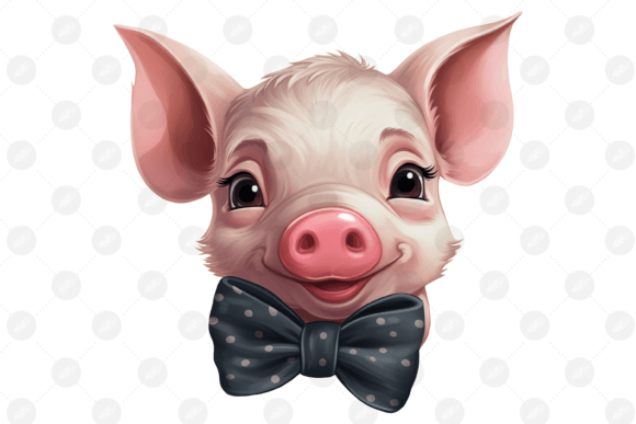 Funny Pig Sublimation PNG Farm Animals Review