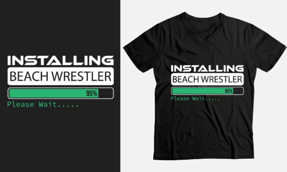 Reviewing Installing Beach Wrestler Please Wait for Embroidery