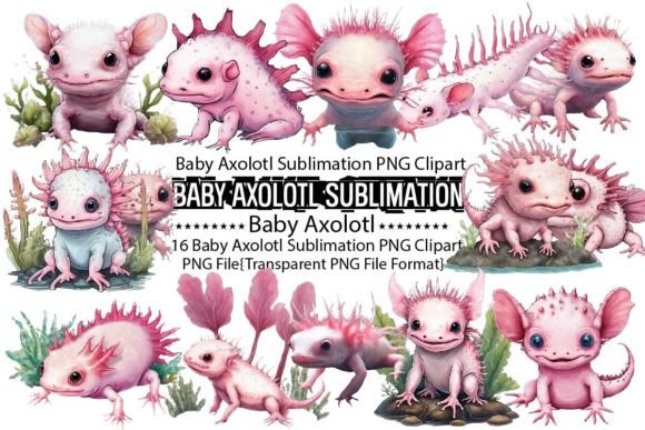 Reviewing the Baby Axolotl Sublimation Bundle for Embroidery