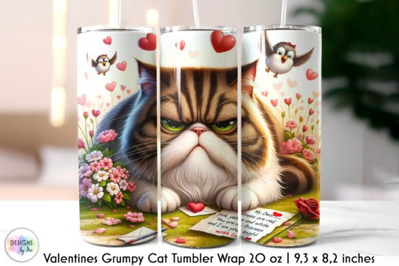 Reviewing the Grumpy Cat Valentine Tumbler Wrap